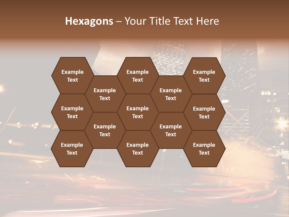 Sepia Motion Ride PowerPoint Template