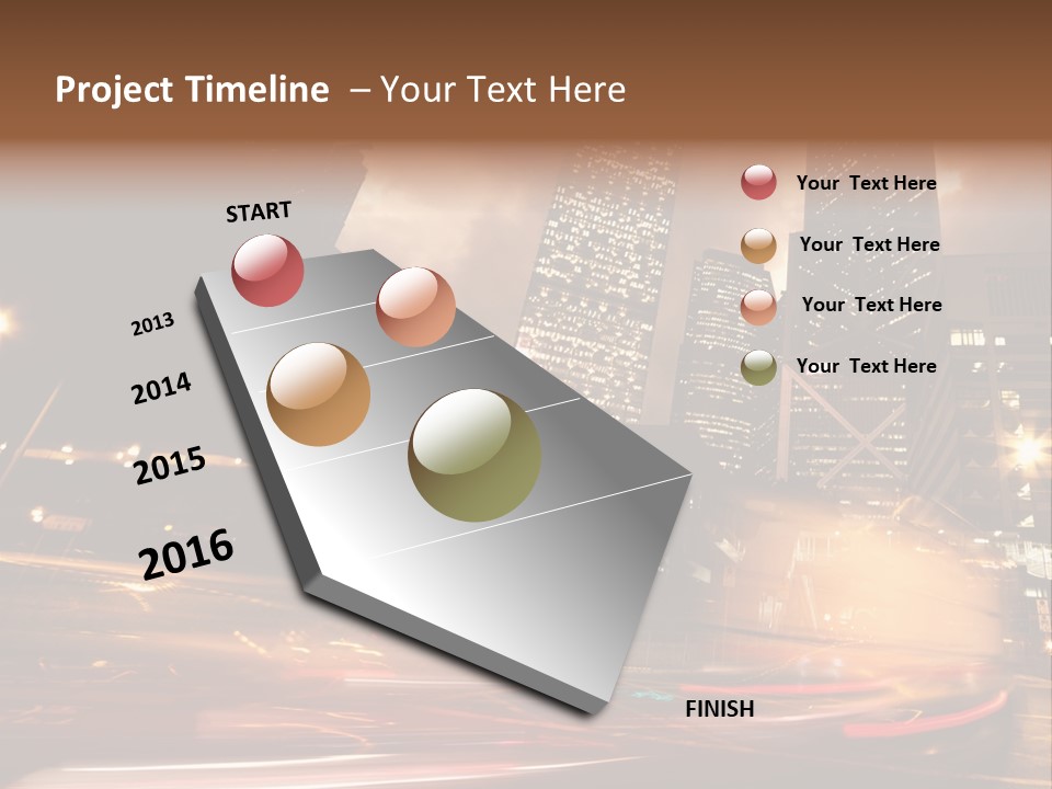 Sepia Motion Ride PowerPoint Template