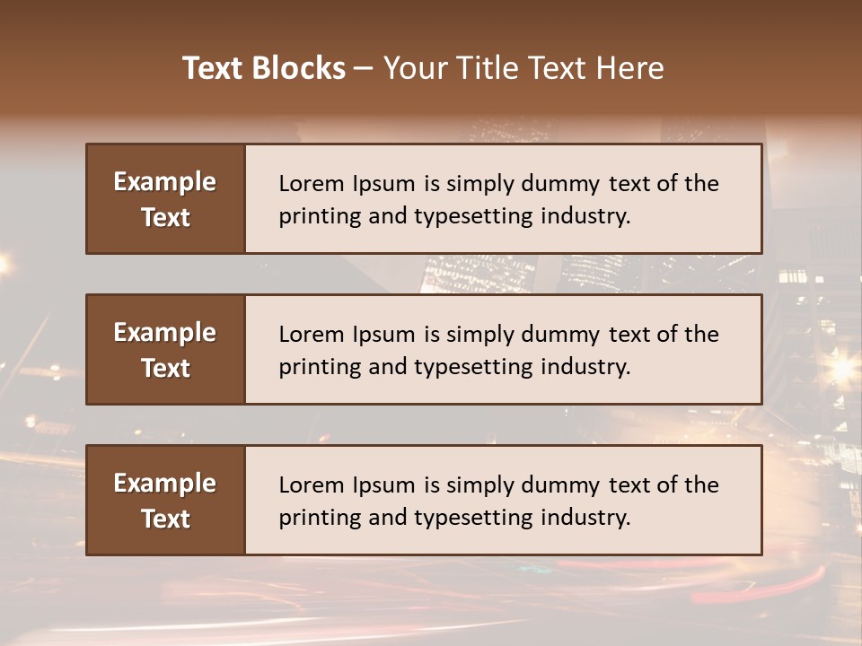 Sepia Motion Ride PowerPoint Template