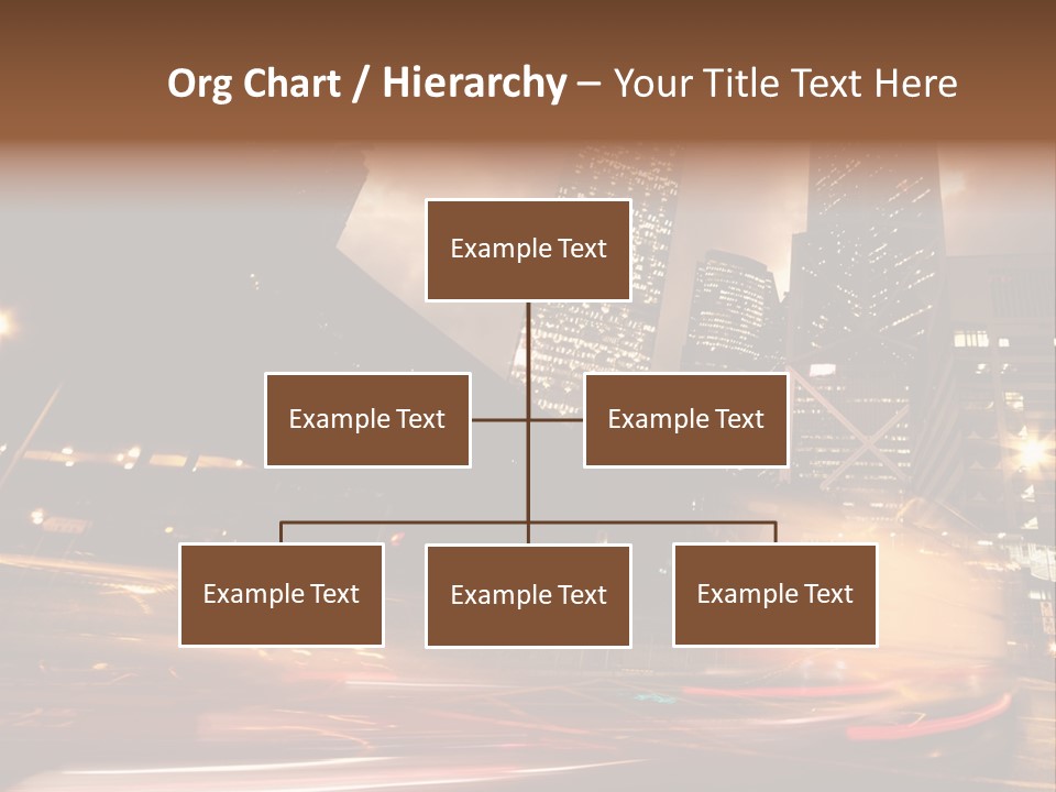 Sepia Motion Ride PowerPoint Template