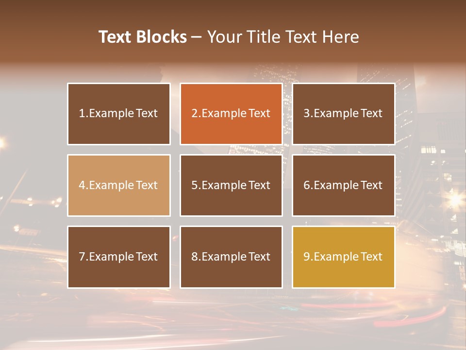 Sepia Motion Ride PowerPoint Template