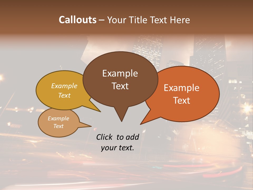 Sepia Motion Ride PowerPoint Template