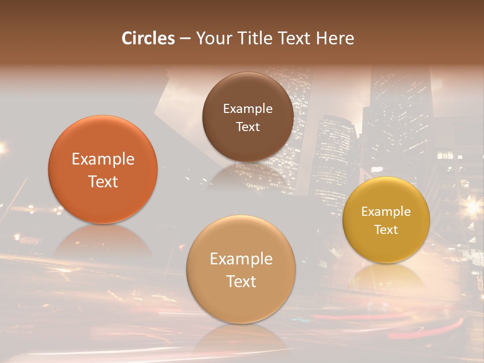 Sepia Motion Ride PowerPoint Template