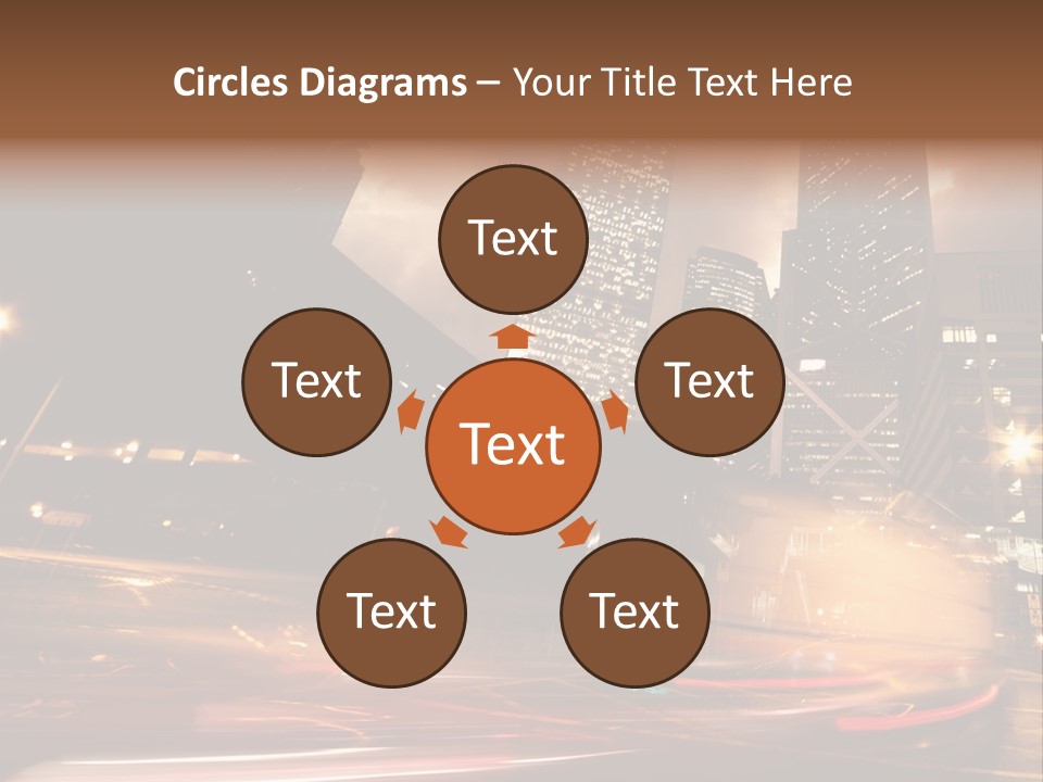 Sepia Motion Ride PowerPoint Template