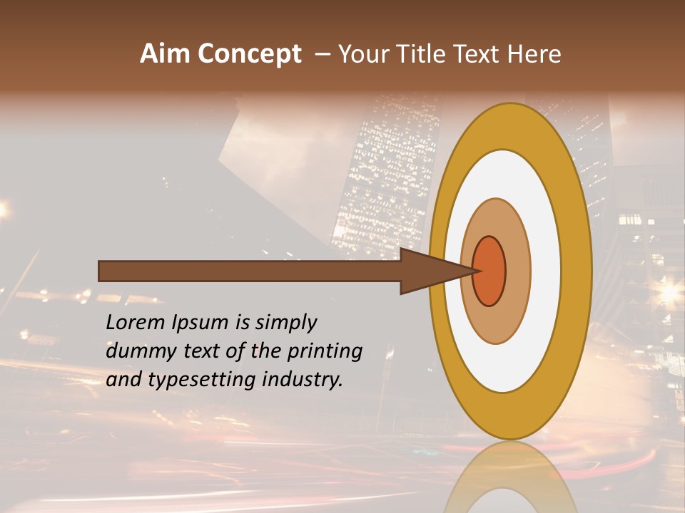 Sepia Motion Ride PowerPoint Template