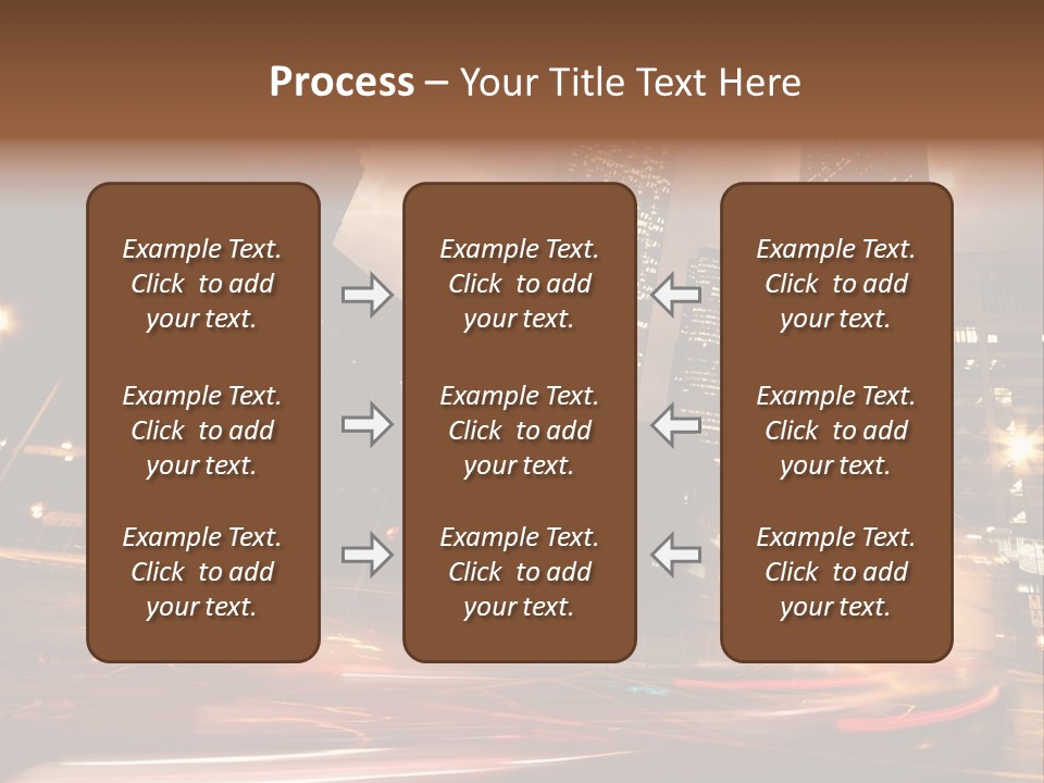Sepia Motion Ride PowerPoint Template
