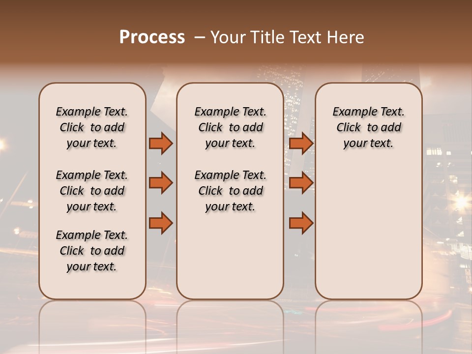 Sepia Motion Ride PowerPoint Template