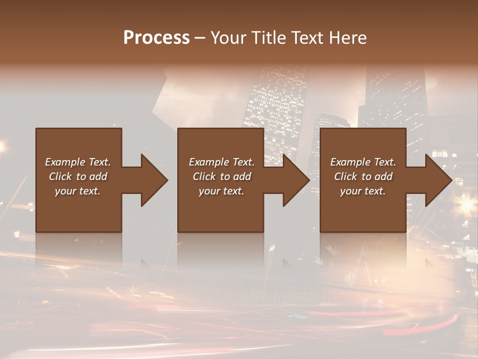 Sepia Motion Ride PowerPoint Template
