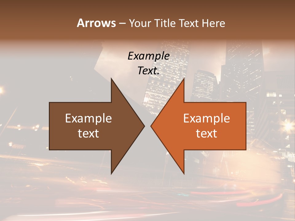 Sepia Motion Ride PowerPoint Template