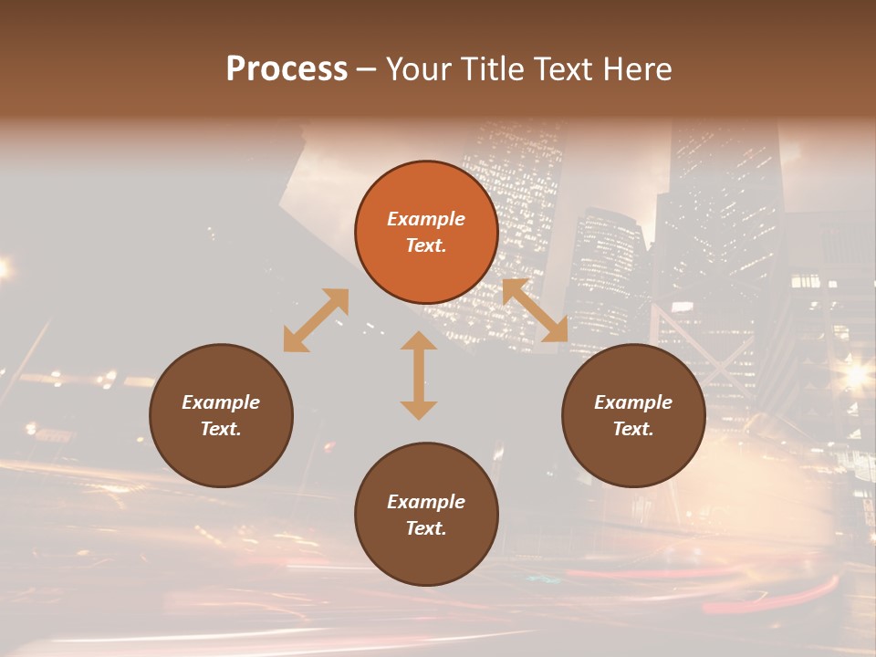 Sepia Motion Ride PowerPoint Template