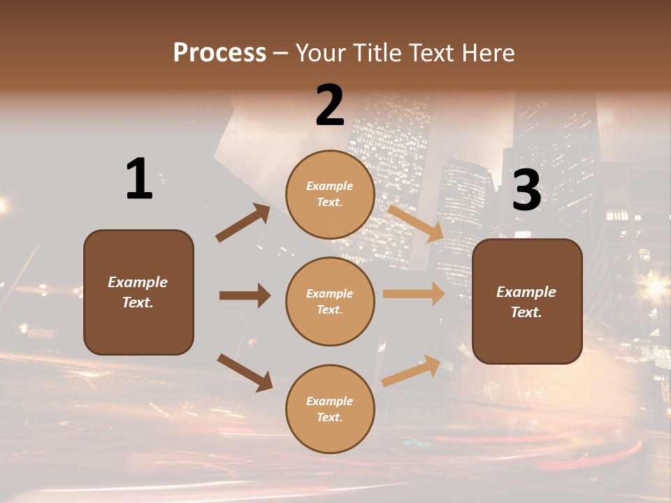 Sepia Motion Ride PowerPoint Template