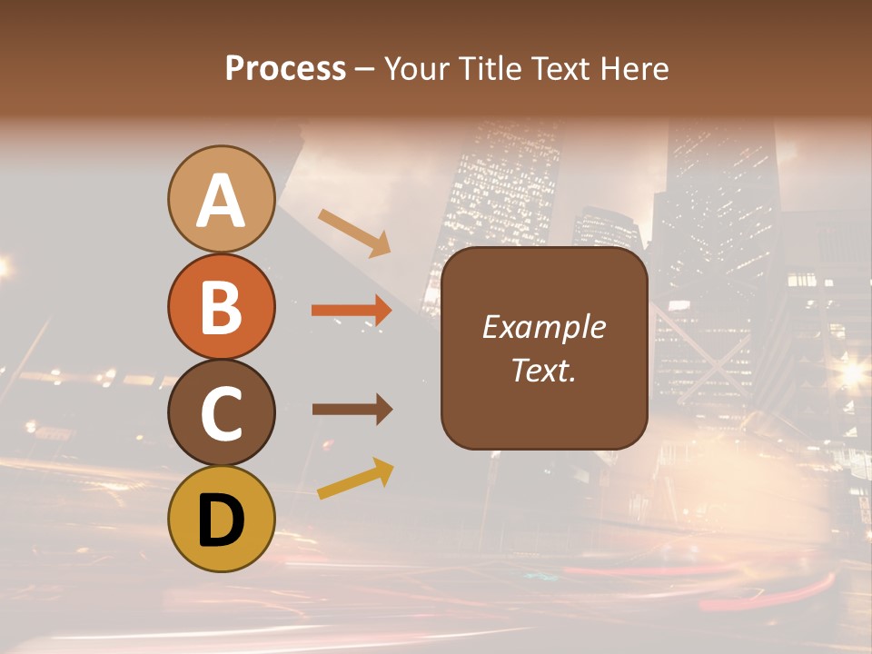 Sepia Motion Ride PowerPoint Template
