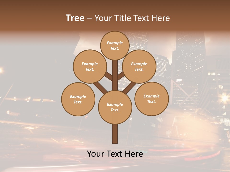 Sepia Motion Ride PowerPoint Template