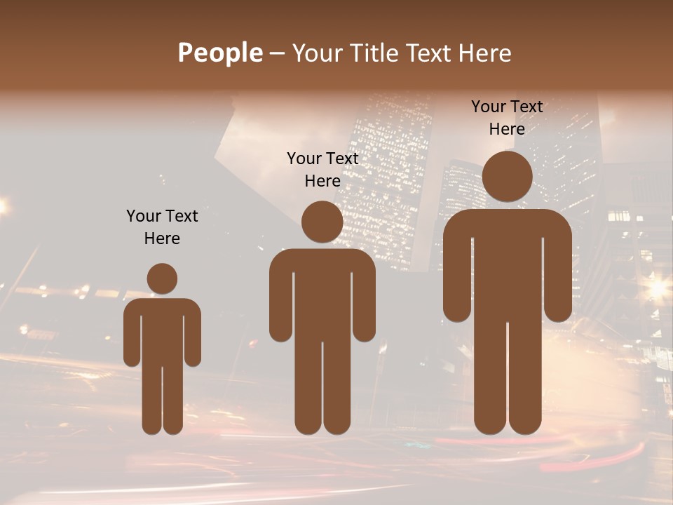 Sepia Motion Ride PowerPoint Template