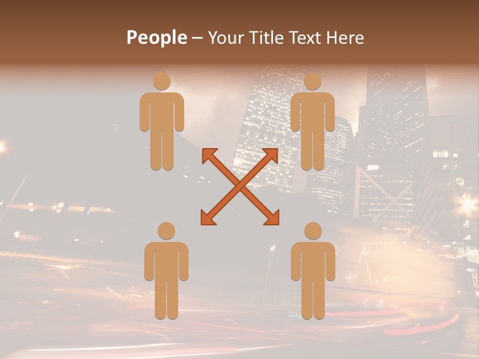 Sepia Motion Ride PowerPoint Template