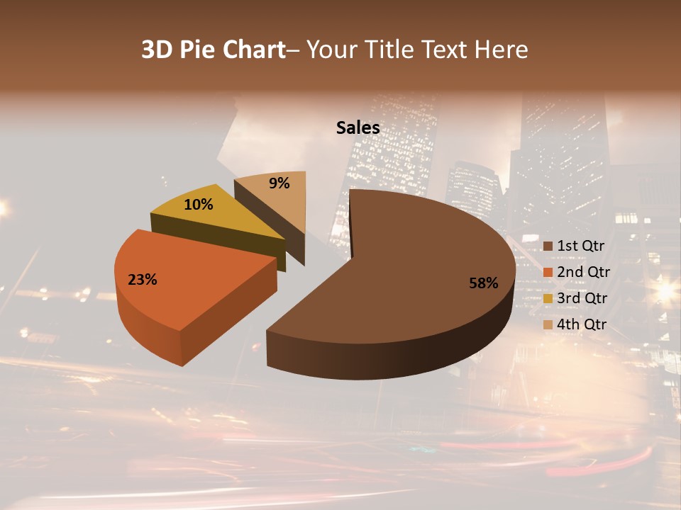 Sepia Motion Ride PowerPoint Template