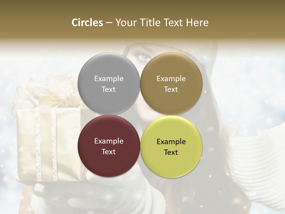 One Portrait Blue PowerPoint Template