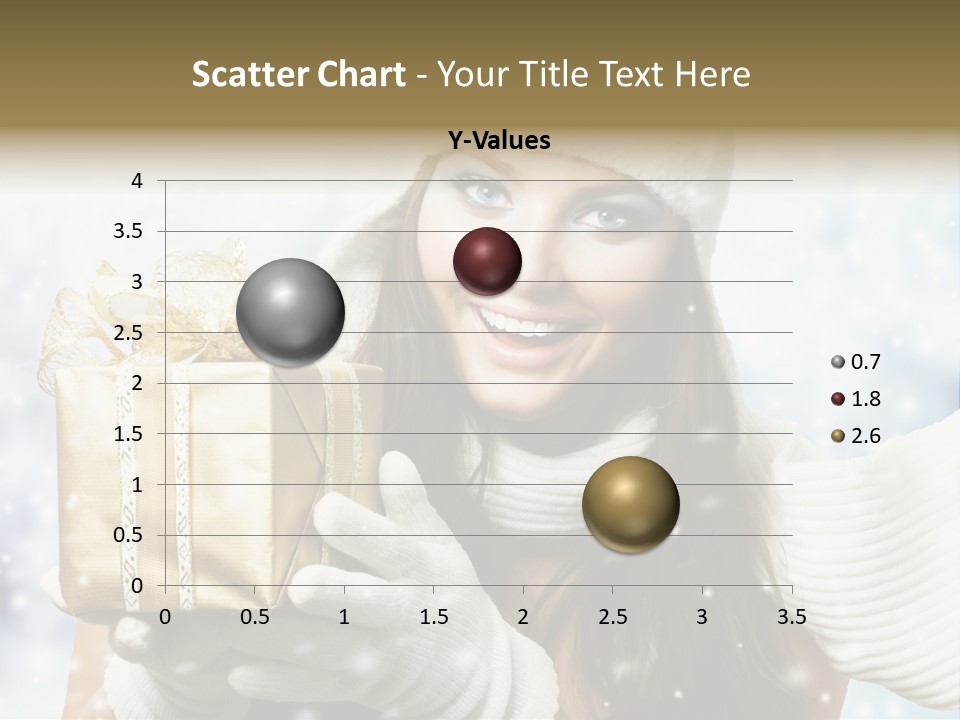 One Portrait Blue PowerPoint Template