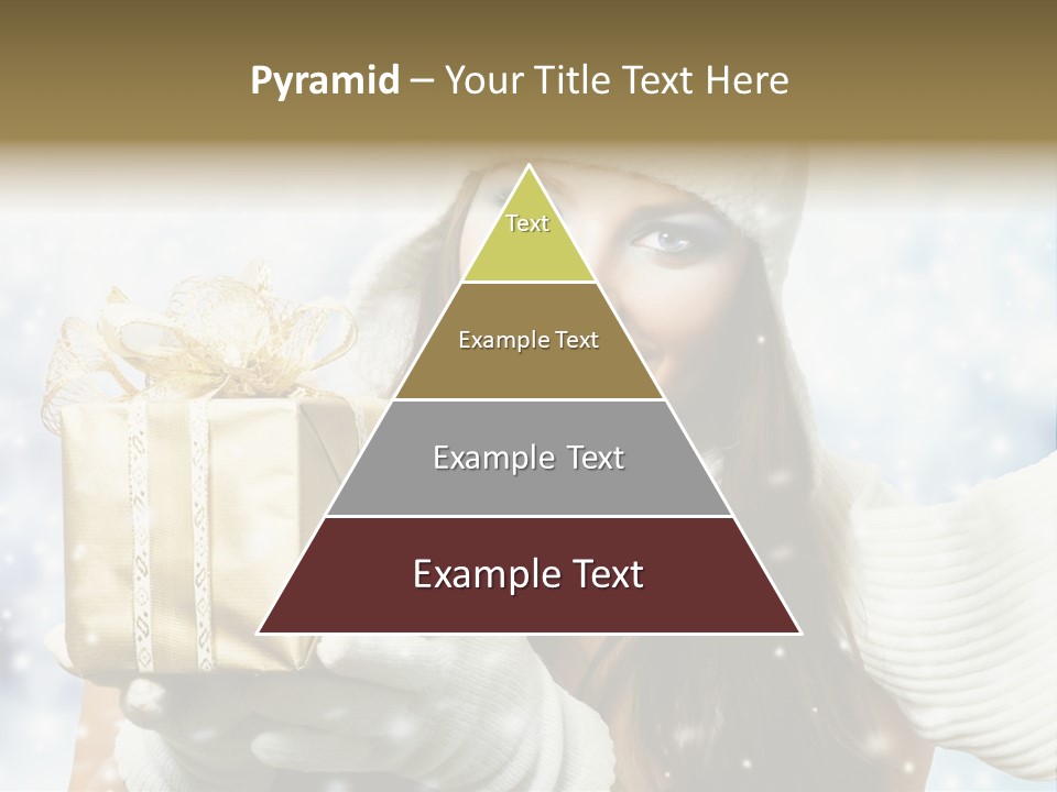 One Portrait Blue PowerPoint Template