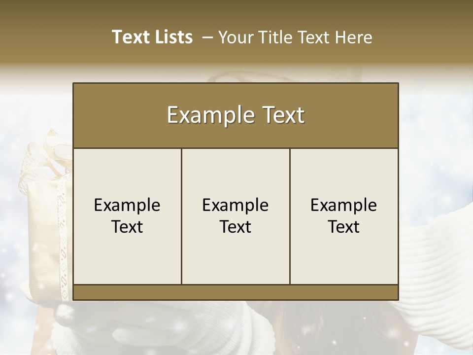 One Portrait Blue PowerPoint Template