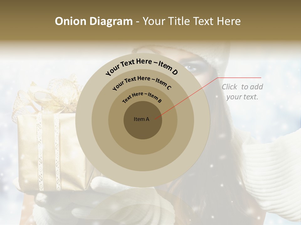 One Portrait Blue PowerPoint Template