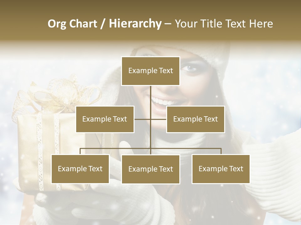 One Portrait Blue PowerPoint Template