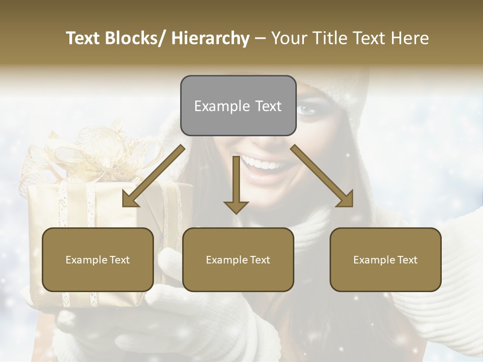 One Portrait Blue PowerPoint Template