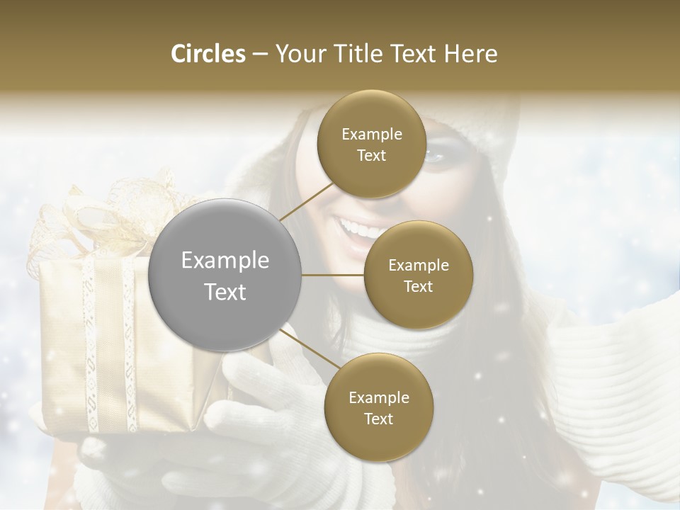 One Portrait Blue PowerPoint Template