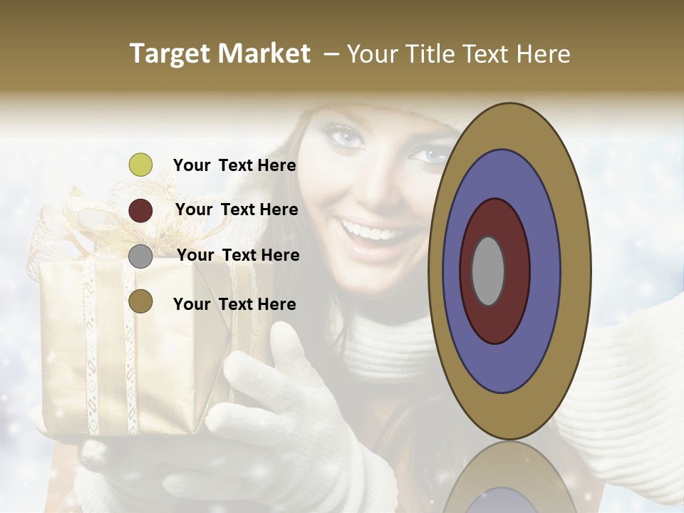 One Portrait Blue PowerPoint Template