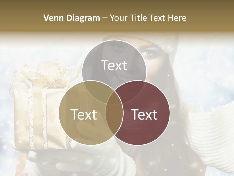 One Portrait Blue PowerPoint Template