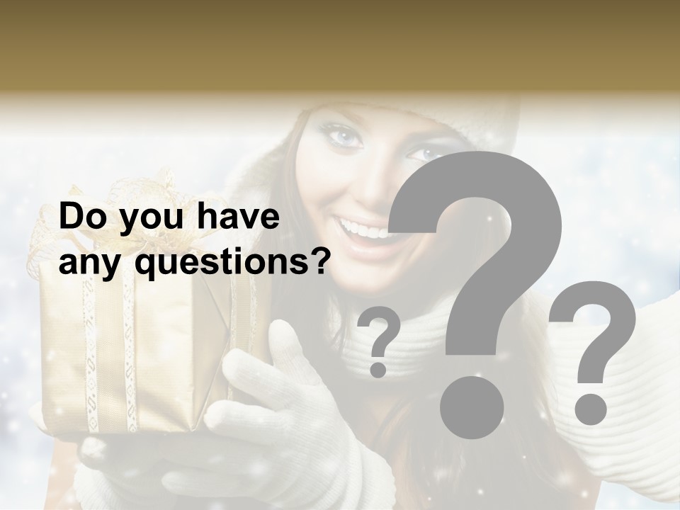 One Portrait Blue PowerPoint Template