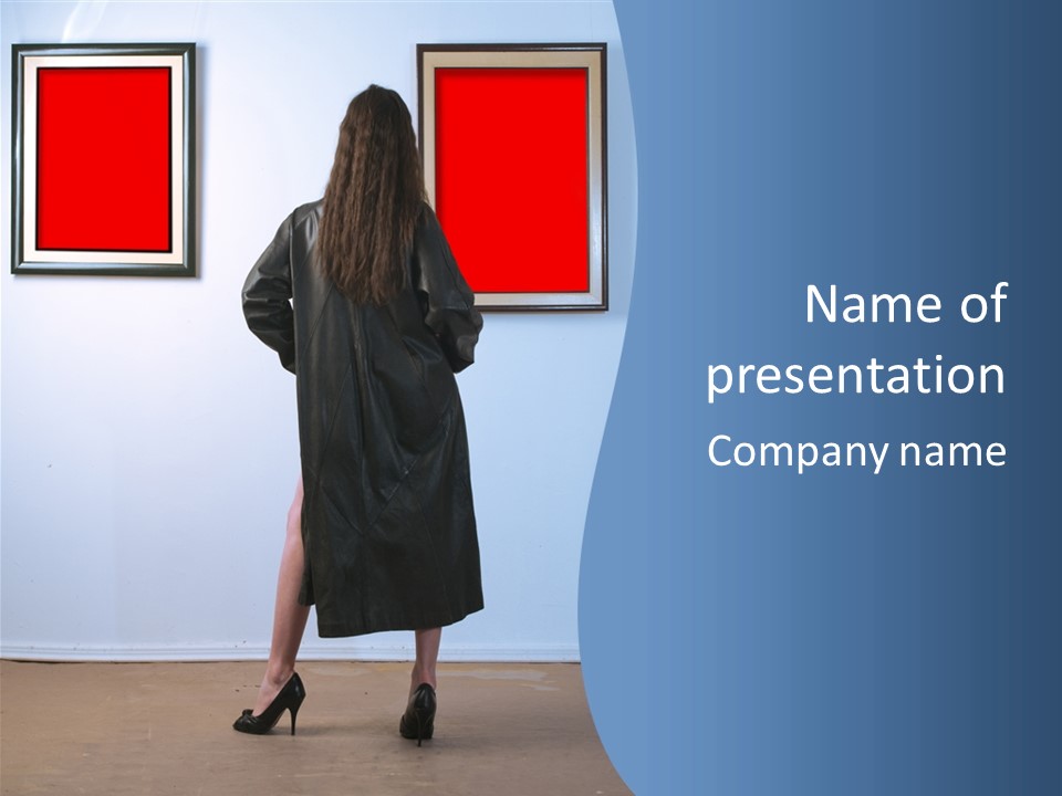 Picture Art Wall PowerPoint Template