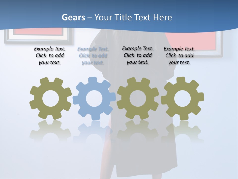 Picture Art Wall PowerPoint Template