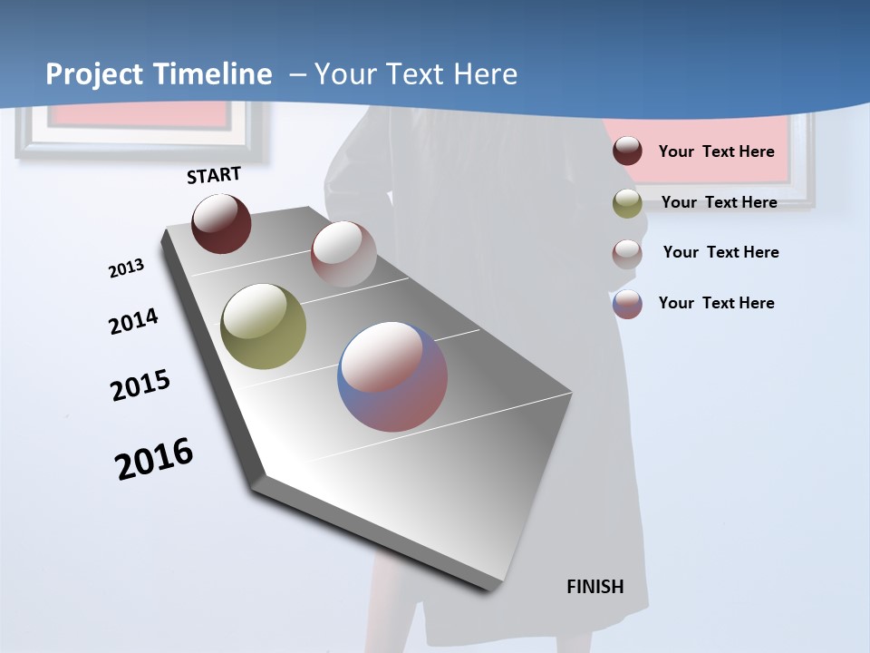 Picture Art Wall PowerPoint Template