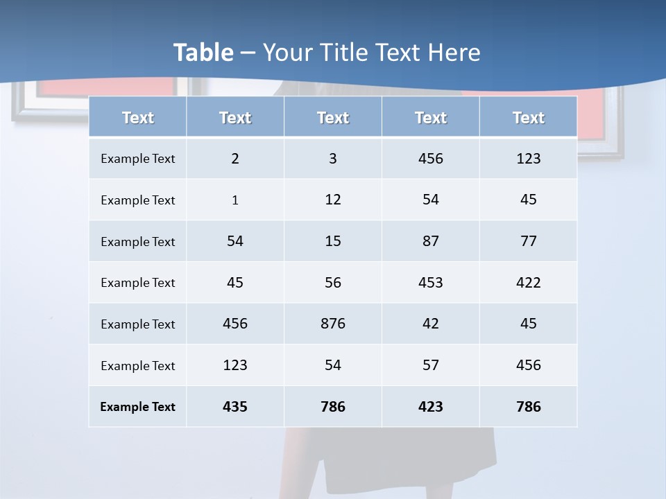 Picture Art Wall PowerPoint Template