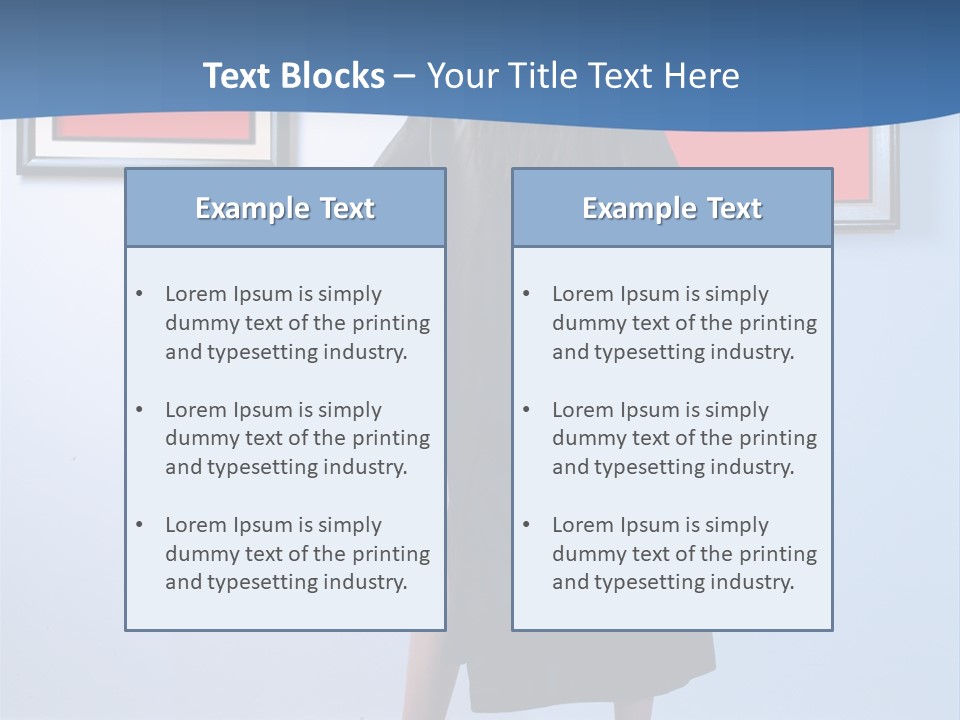 Picture Art Wall PowerPoint Template