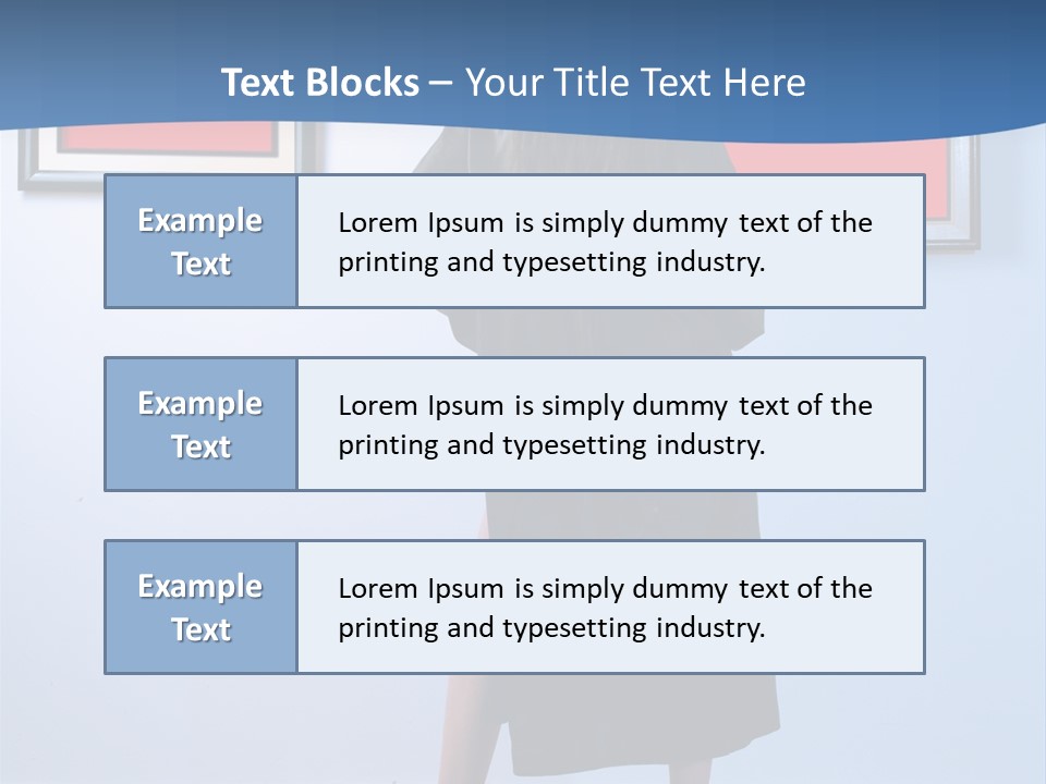 Picture Art Wall PowerPoint Template