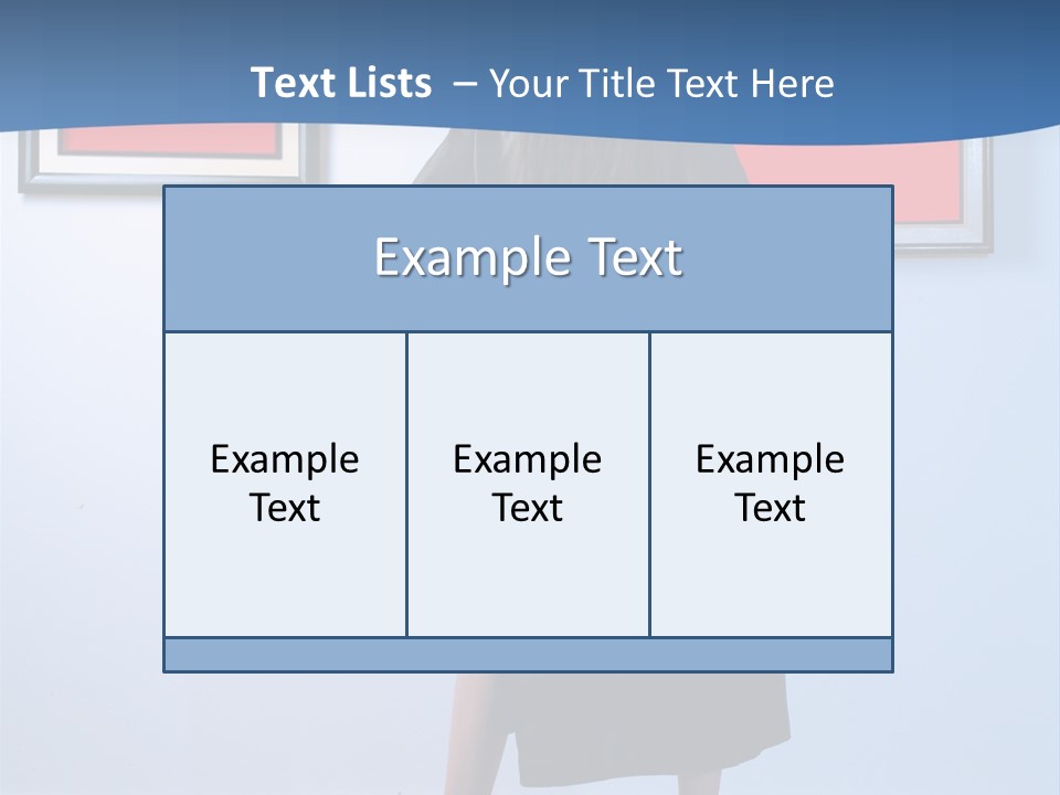 Picture Art Wall PowerPoint Template