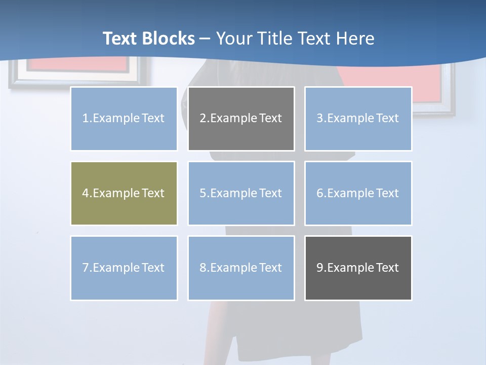 Picture Art Wall PowerPoint Template