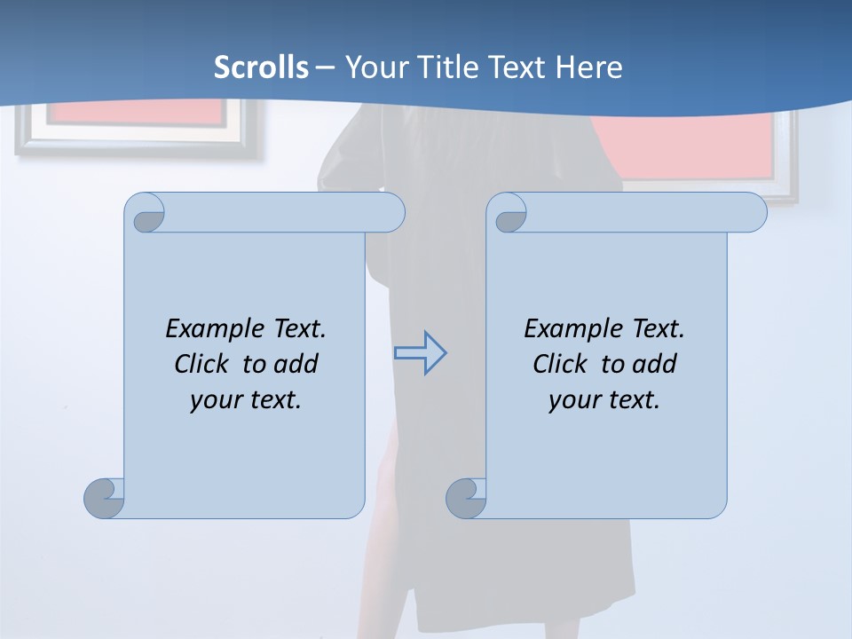 Picture Art Wall PowerPoint Template