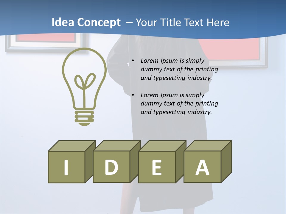 Picture Art Wall PowerPoint Template