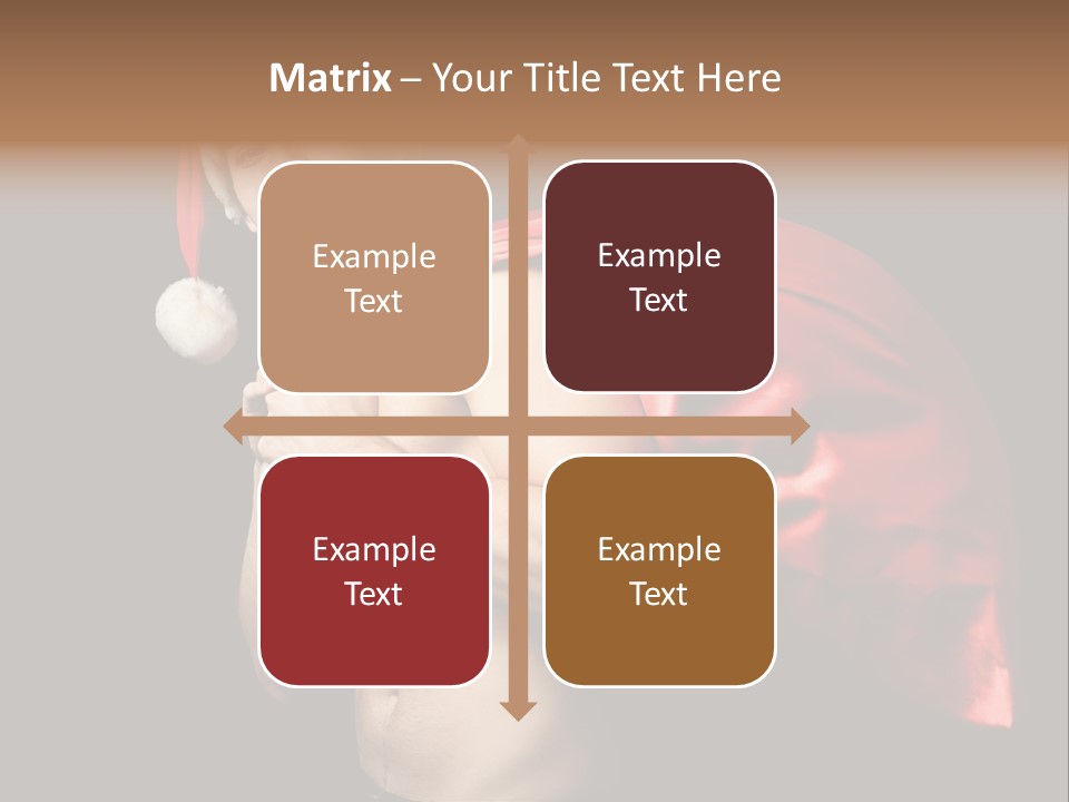 Black Handsome Nude PowerPoint Template