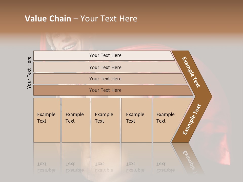 Black Handsome Nude PowerPoint Template