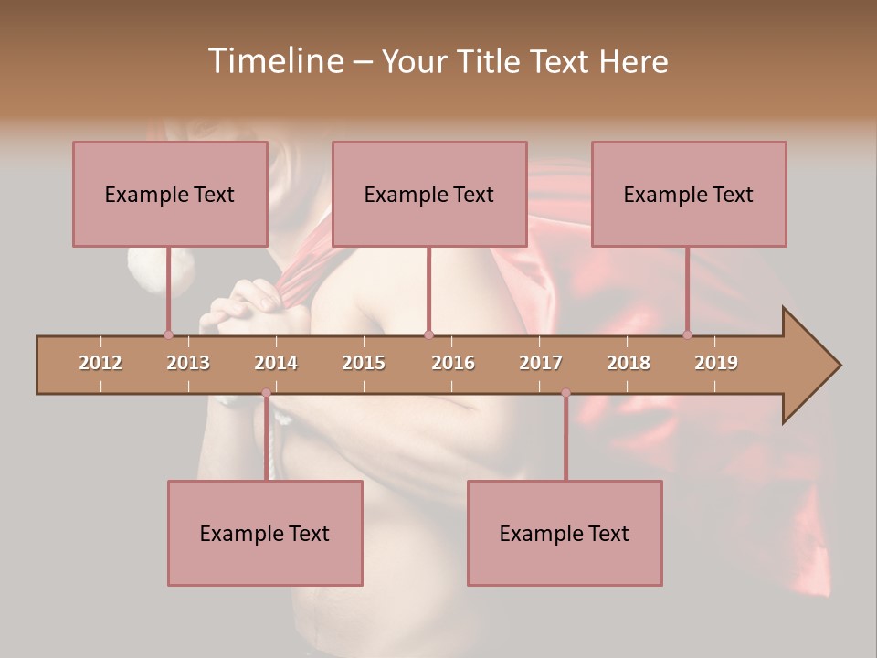 Black Handsome Nude PowerPoint Template