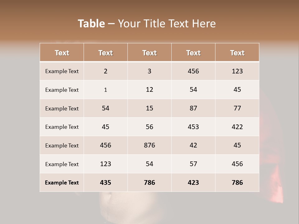 Black Handsome Nude PowerPoint Template
