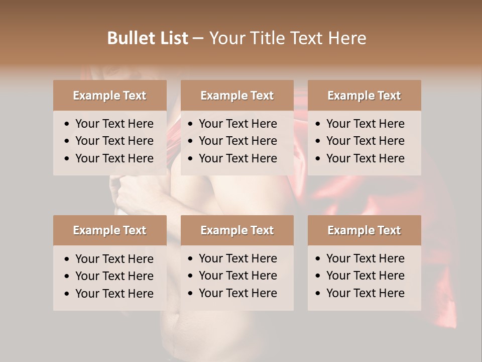 Black Handsome Nude PowerPoint Template