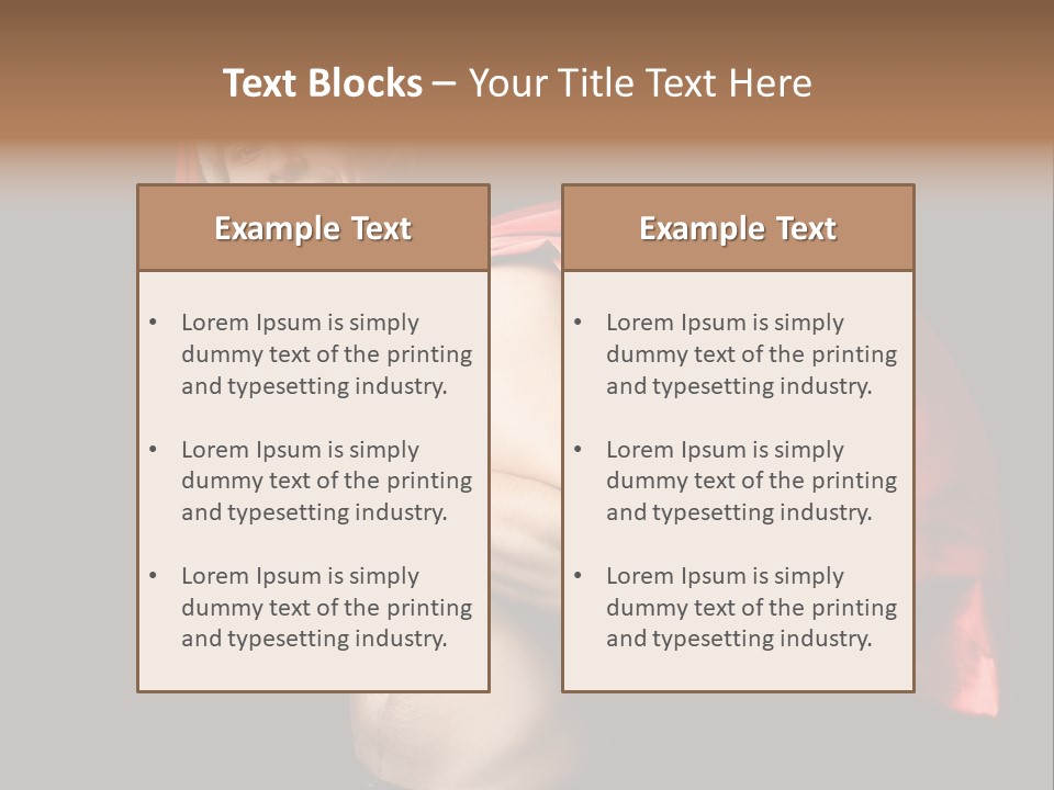 Black Handsome Nude PowerPoint Template