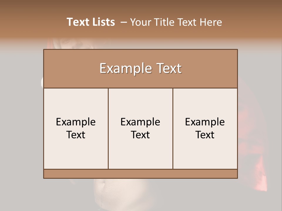 Black Handsome Nude PowerPoint Template