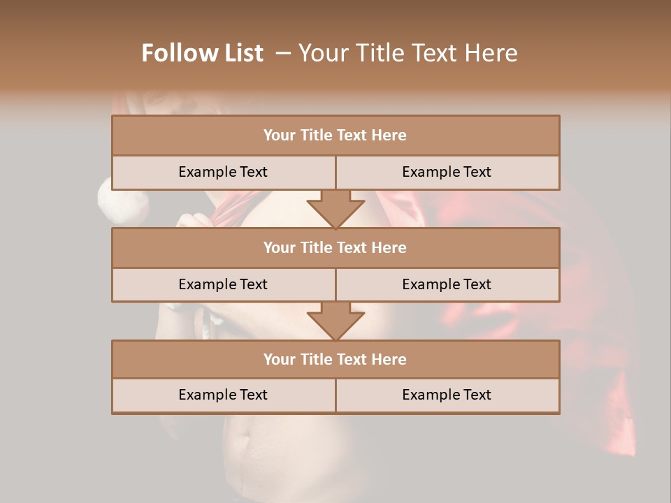 Black Handsome Nude PowerPoint Template