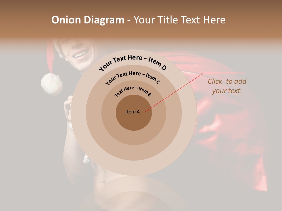 Black Handsome Nude PowerPoint Template